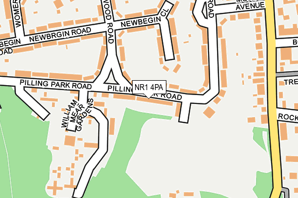 NR1 4PA map - OS OpenMap – Local (Ordnance Survey)