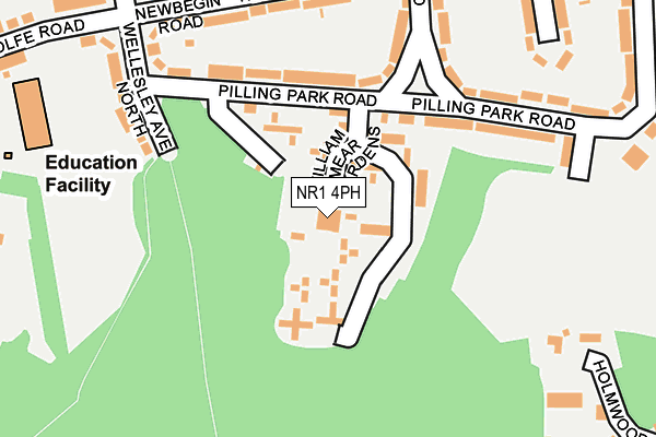 NR1 4PH map - OS OpenMap – Local (Ordnance Survey)