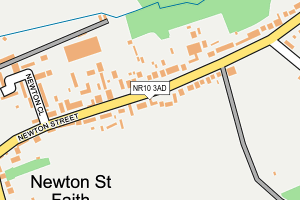 Map of R A BROWN HEATING SERVICES LTD at local scale