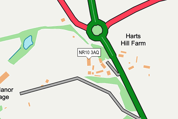 NR10 3AQ map - OS OpenMap – Local (Ordnance Survey)
