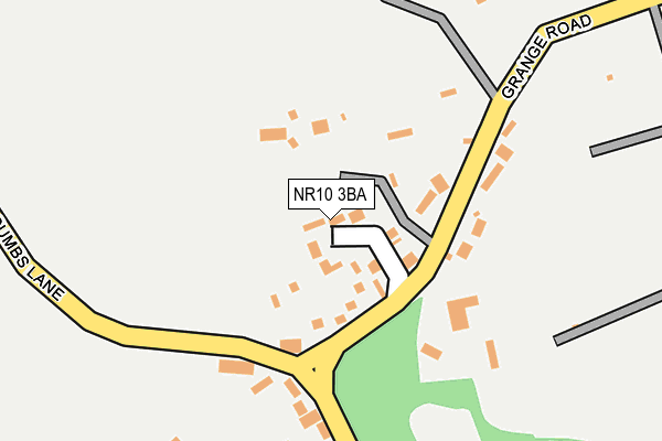 NR10 3BA map - OS OpenMap – Local (Ordnance Survey)