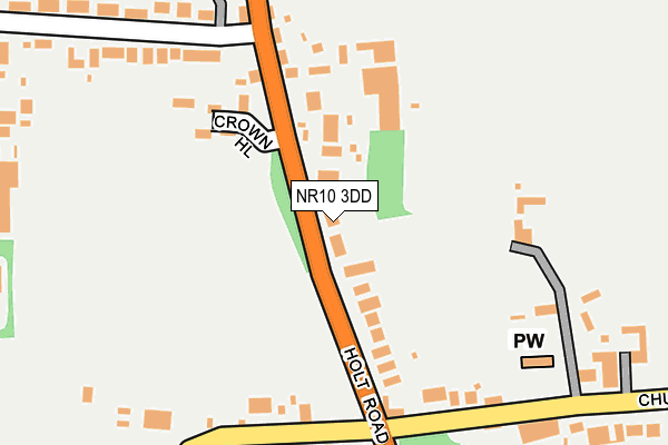 NR10 3DD map - OS OpenMap – Local (Ordnance Survey)
