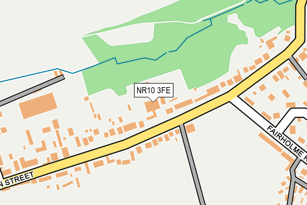 NR10 3FE map - OS OpenMap – Local (Ordnance Survey)