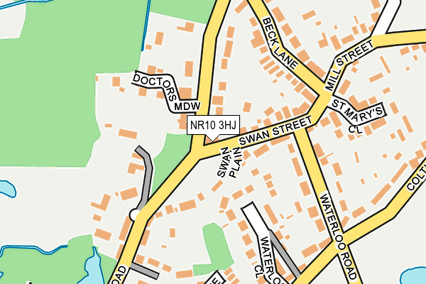 NR10 3HJ map - OS OpenMap – Local (Ordnance Survey)