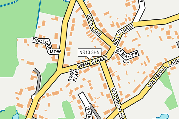 NR10 3HN map - OS OpenMap – Local (Ordnance Survey)