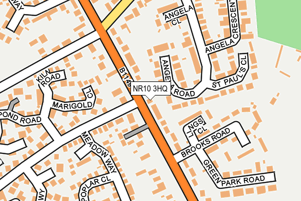 NR10 3HQ map - OS OpenMap – Local (Ordnance Survey)