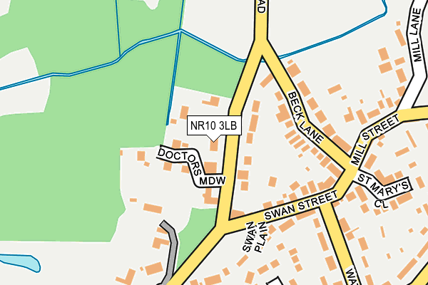 NR10 3LB map - OS OpenMap – Local (Ordnance Survey)