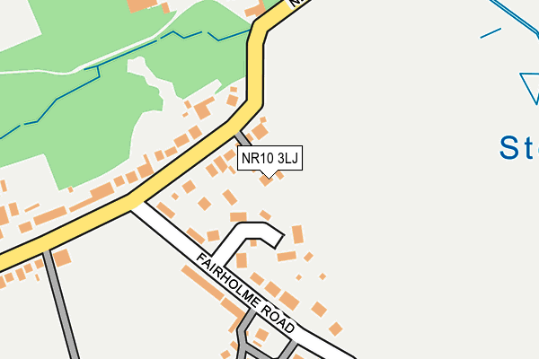 NR10 3LJ map - OS OpenMap – Local (Ordnance Survey)