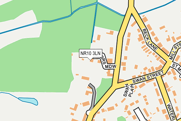 NR10 3LN map - OS OpenMap – Local (Ordnance Survey)