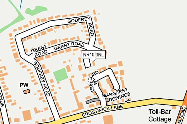 NR10 3NL map - OS OpenMap – Local (Ordnance Survey)