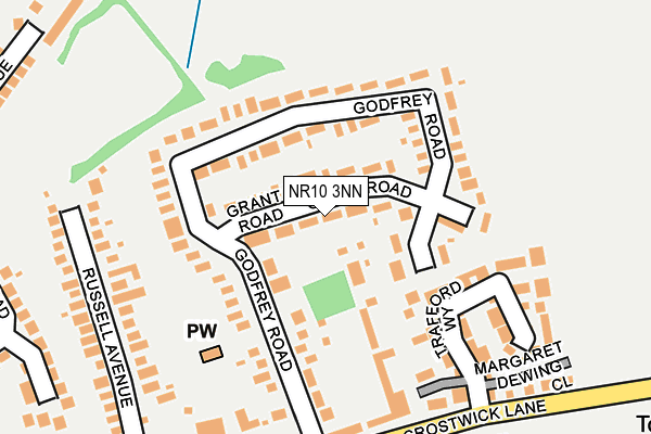 NR10 3NN map - OS OpenMap – Local (Ordnance Survey)