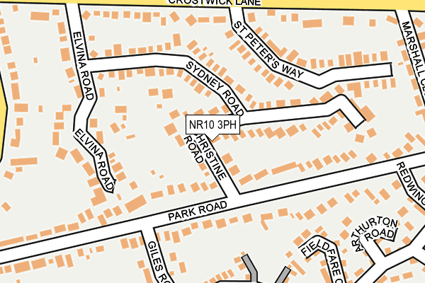 NR10 3PH map - OS OpenMap – Local (Ordnance Survey)