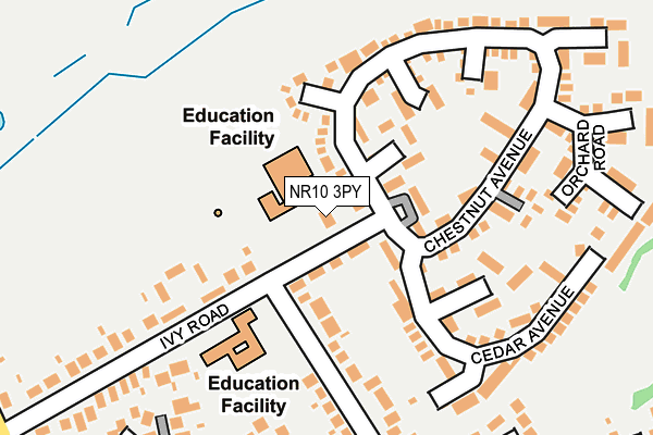 NR10 3PY map - OS OpenMap – Local (Ordnance Survey)