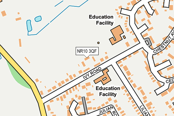 NR10 3QF map - OS OpenMap – Local (Ordnance Survey)