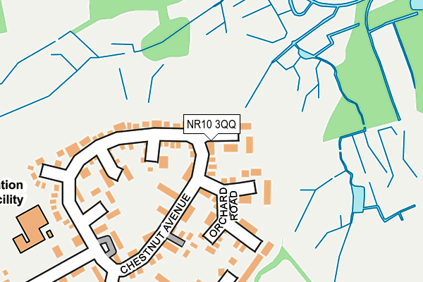 NR10 3QQ map - OS OpenMap – Local (Ordnance Survey)