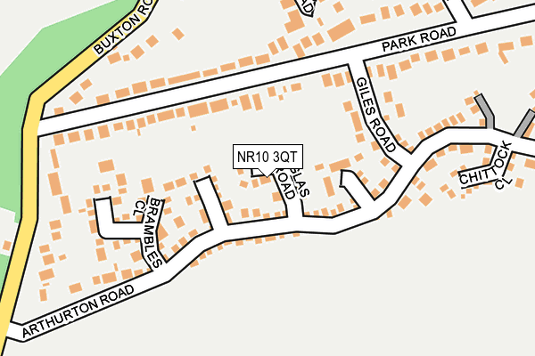 NR10 3QT map - OS OpenMap – Local (Ordnance Survey)