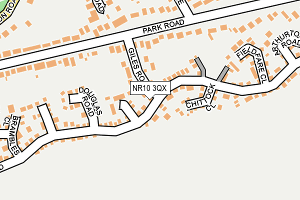 NR10 3QX map - OS OpenMap – Local (Ordnance Survey)