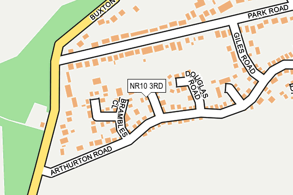 NR10 3RD map - OS OpenMap – Local (Ordnance Survey)
