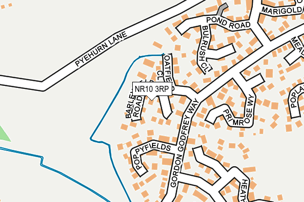 NR10 3RP map - OS OpenMap – Local (Ordnance Survey)