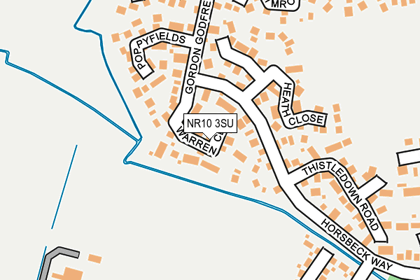 NR10 3SU map - OS OpenMap – Local (Ordnance Survey)