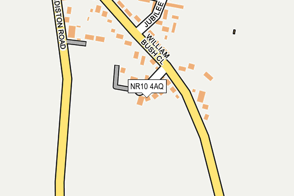 NR10 4AQ map - OS OpenMap – Local (Ordnance Survey)