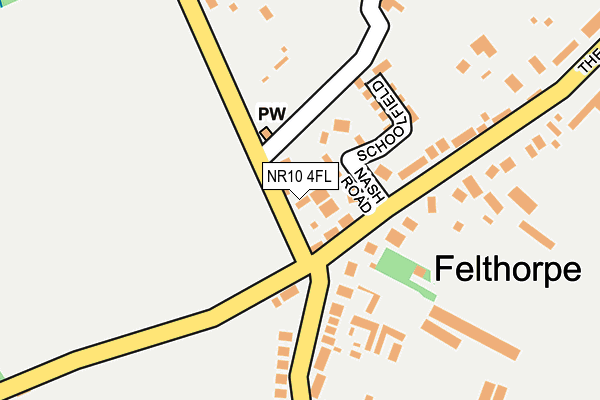 NR10 4FL map - OS OpenMap – Local (Ordnance Survey)