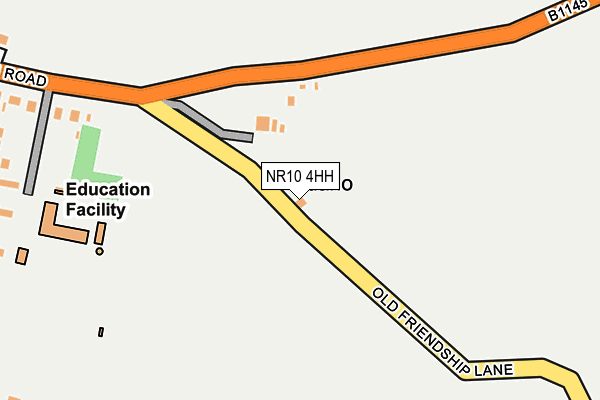 NR10 4HH map - OS OpenMap – Local (Ordnance Survey)