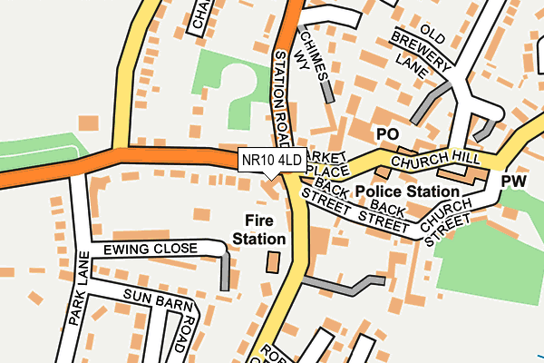NR10 4LD map - OS OpenMap – Local (Ordnance Survey)