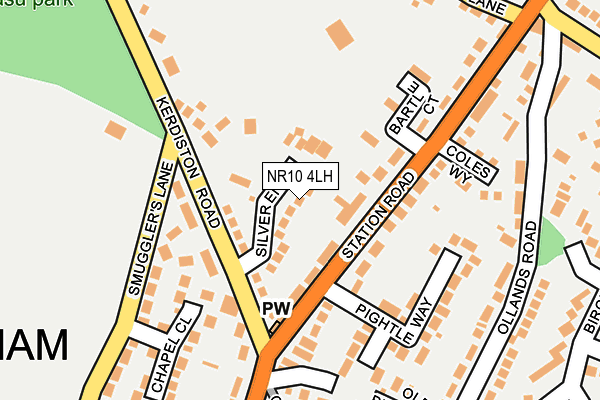 NR10 4LH map - OS OpenMap – Local (Ordnance Survey)