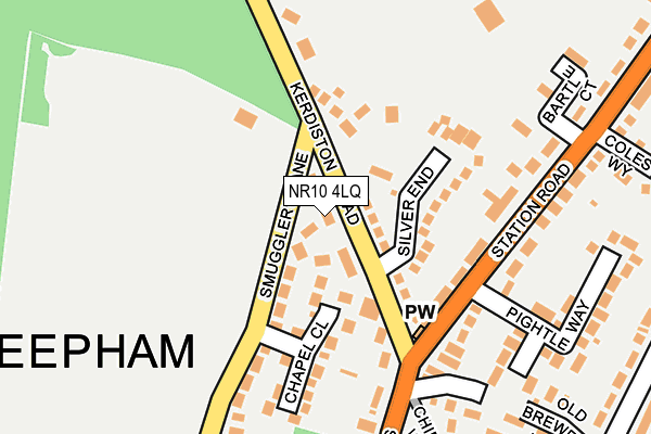 NR10 4LQ map - OS OpenMap – Local (Ordnance Survey)