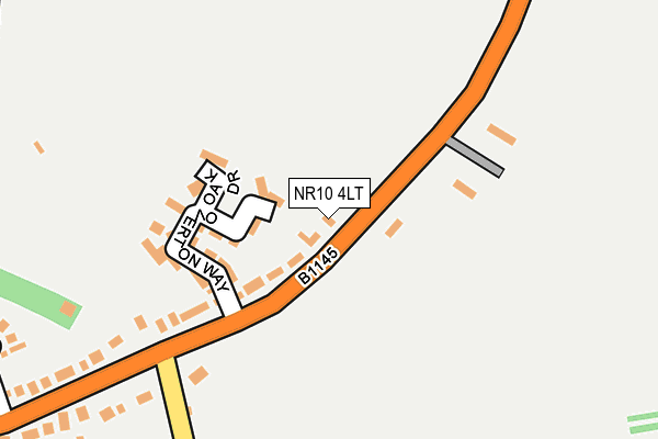 NR10 4LT map - OS OpenMap – Local (Ordnance Survey)