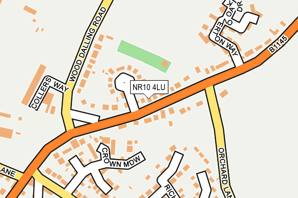 NR10 4LU map - OS OpenMap – Local (Ordnance Survey)