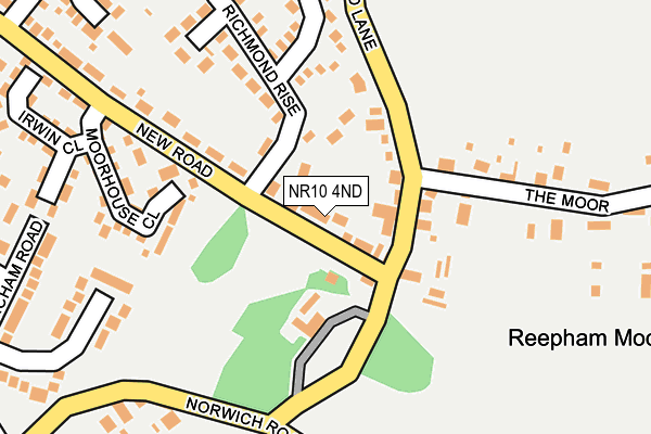 NR10 4ND map - OS OpenMap – Local (Ordnance Survey)