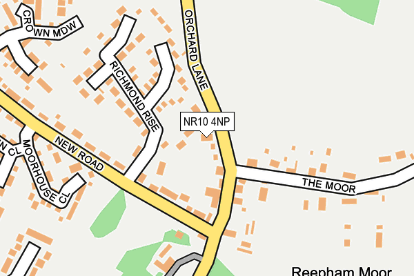 NR10 4NP map - OS OpenMap – Local (Ordnance Survey)