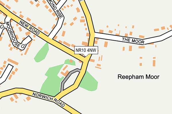 NR10 4NW map - OS OpenMap – Local (Ordnance Survey)