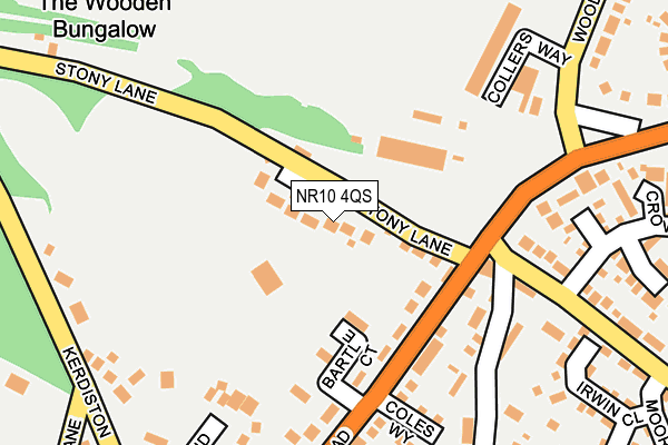 NR10 4QS map - OS OpenMap – Local (Ordnance Survey)