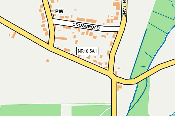 NR10 5AH map - OS OpenMap – Local (Ordnance Survey)