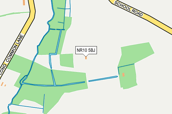 NR10 5BJ map - OS OpenMap – Local (Ordnance Survey)