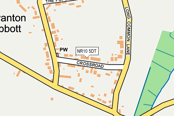 NR10 5DT map - OS OpenMap – Local (Ordnance Survey)