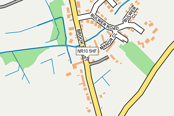 NR10 5HF map - OS OpenMap – Local (Ordnance Survey)
