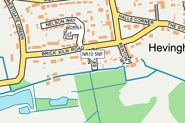 NR10 5NF map - OS OpenMap – Local (Ordnance Survey)