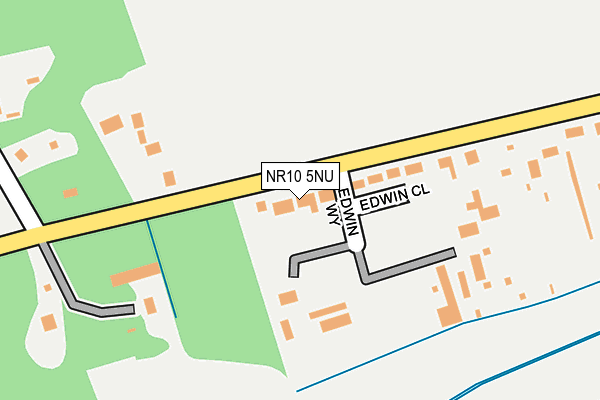 NR10 5NU map - OS OpenMap – Local (Ordnance Survey)