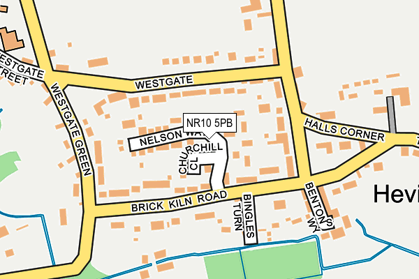NR10 5PB map - OS OpenMap – Local (Ordnance Survey)