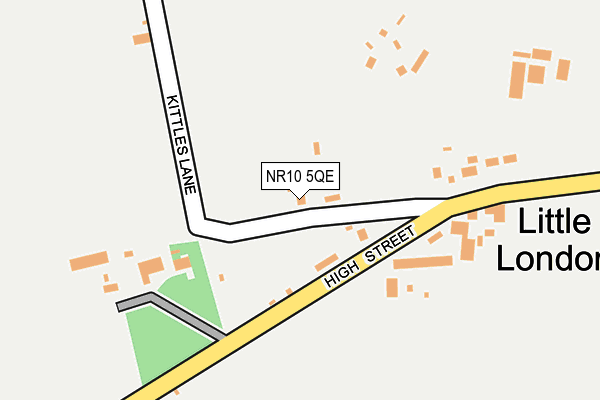 NR10 5QE map - OS OpenMap – Local (Ordnance Survey)