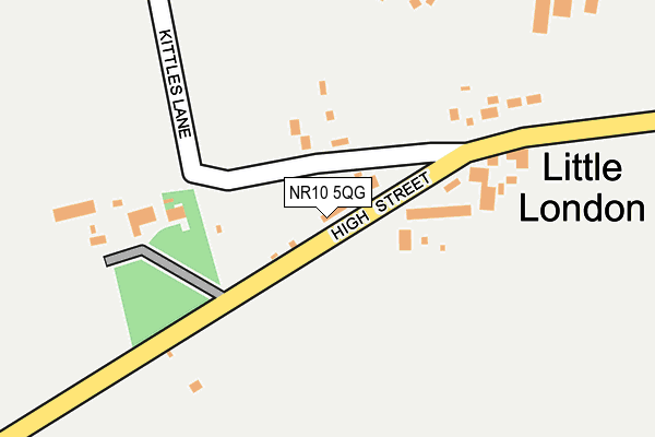 NR10 5QG map - OS OpenMap – Local (Ordnance Survey)