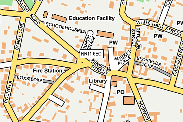 NR11 6EQ map - OS OpenMap – Local (Ordnance Survey)