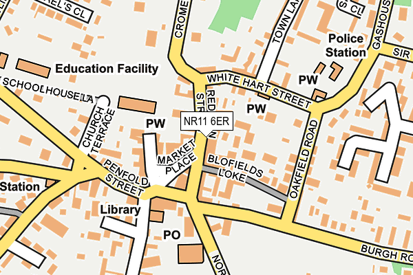 Map of CHERAR LIMITED at local scale