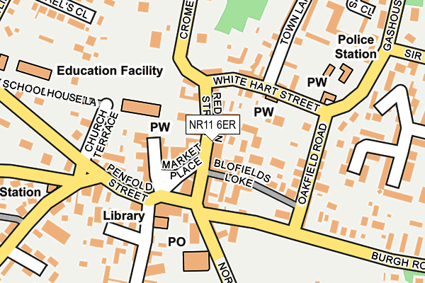 Map of CHERAR1 LIMITED at local scale