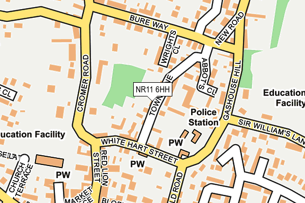 NR11 6HH map - OS OpenMap – Local (Ordnance Survey)