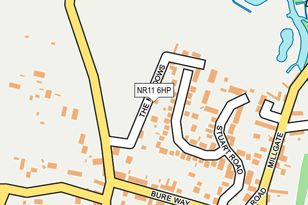 NR11 6HP map - OS OpenMap – Local (Ordnance Survey)